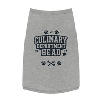 Culinary Department Head Pet Tank Top