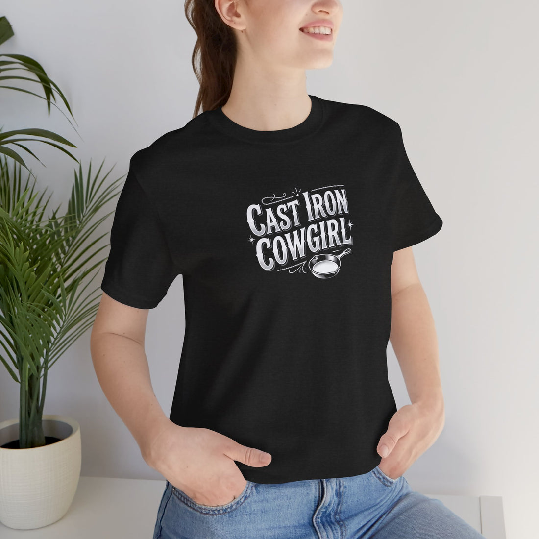 Cast Iron Cowgirl T-Shirt — Adult Unisex Classic Fit