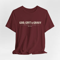 God, Grit & Gravy Tee