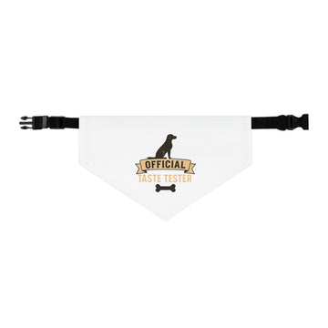 Official Taste Tester Pet Bandana Collar
