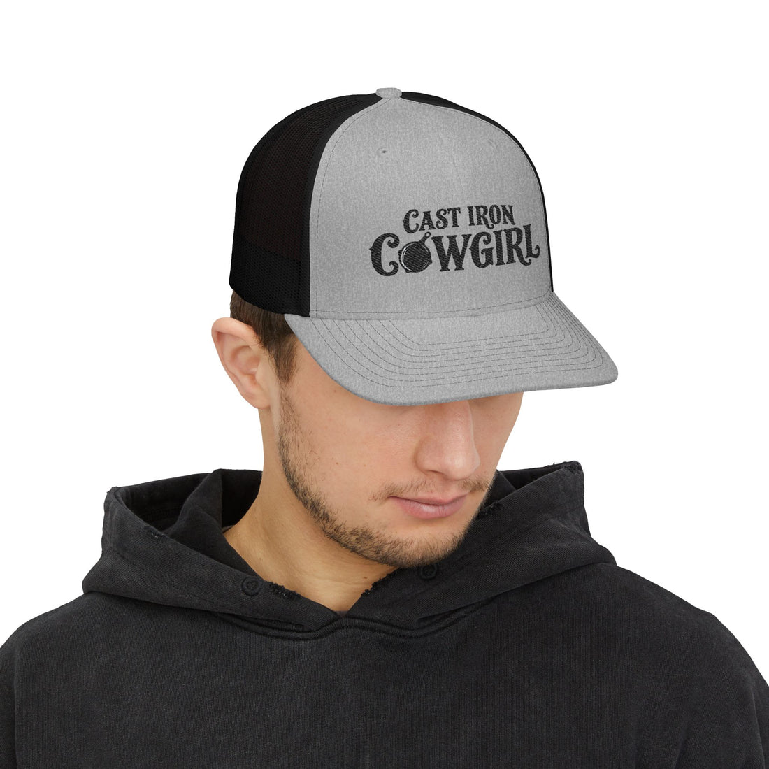 Cast Iron Cowgirl Snapback Trucker Cap