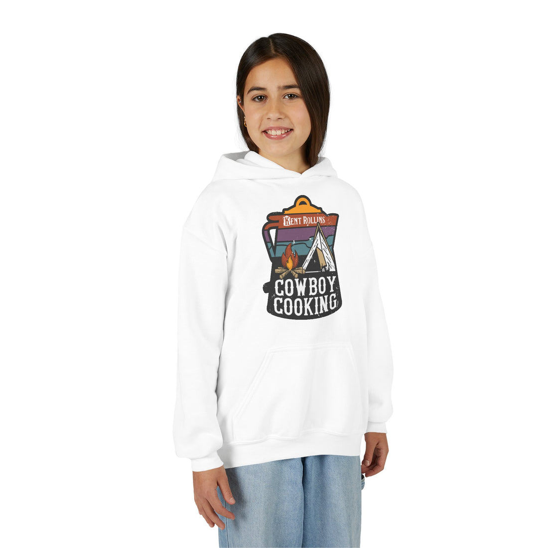 Youth Cowboy Cooking Hooded Sweatshirt