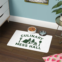 Culinary Mess Hall Pet Food Mat - 12x18 Anti-Slip Mat