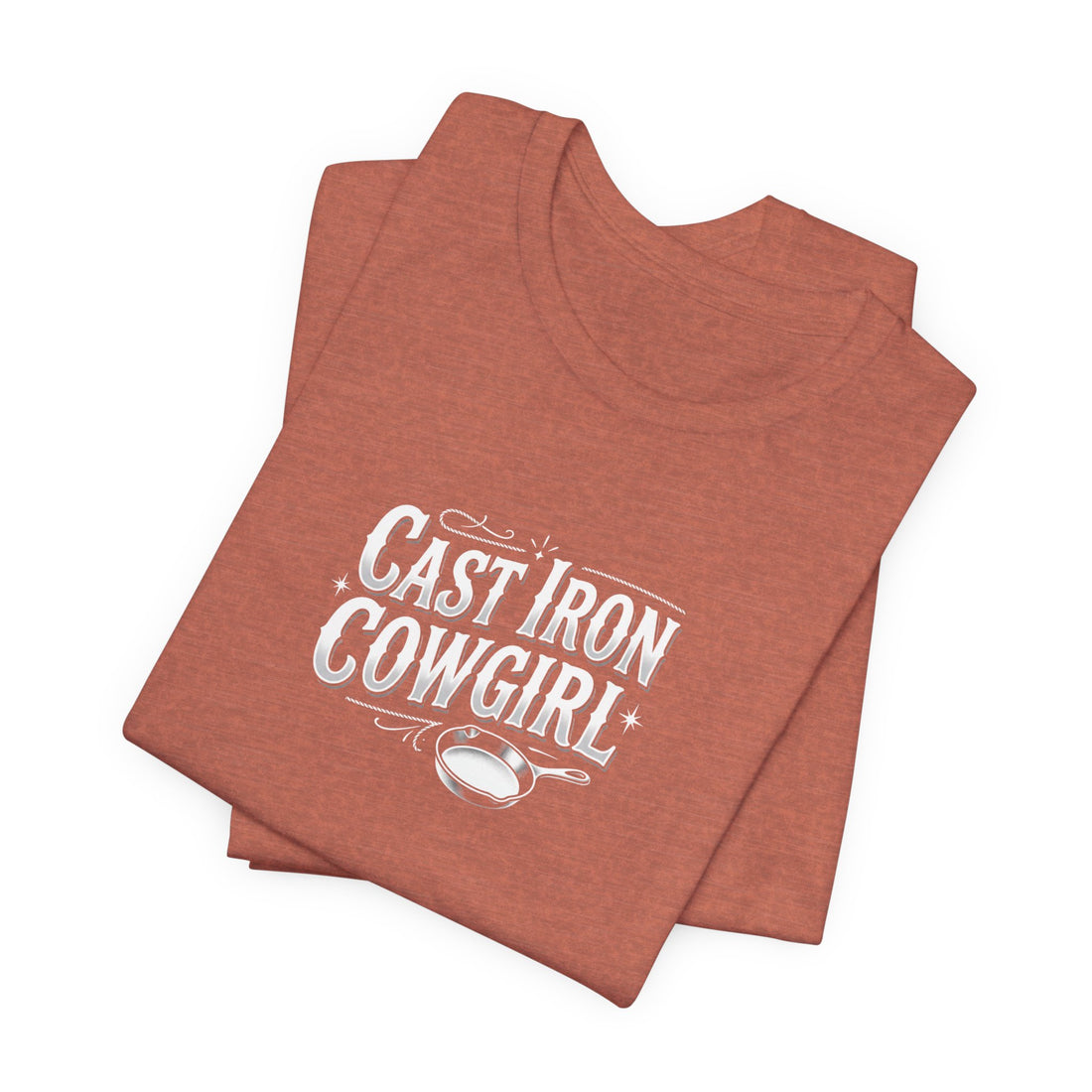 Cast Iron Cowgirl T-Shirt — Adult Unisex Classic Fit