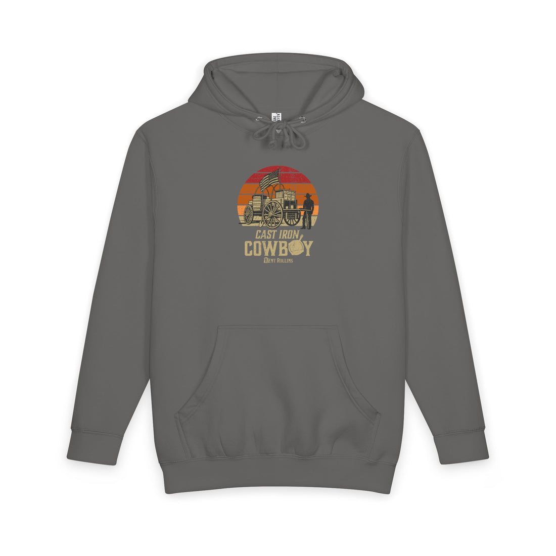 Cast Iron Cowboy -  Adult Heavyweight Hoodie