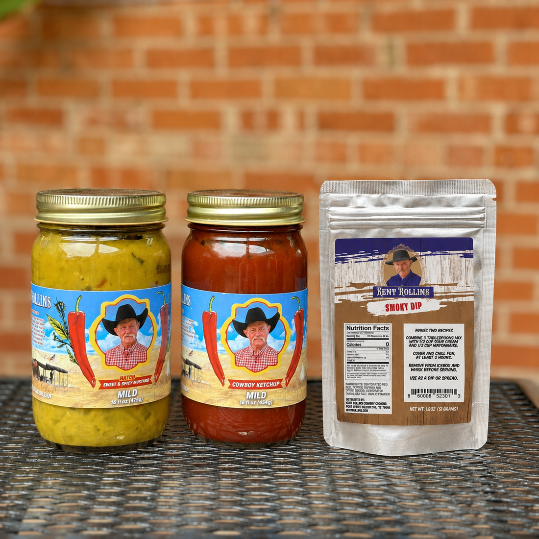 Cowboy Cookout Condiment Trio