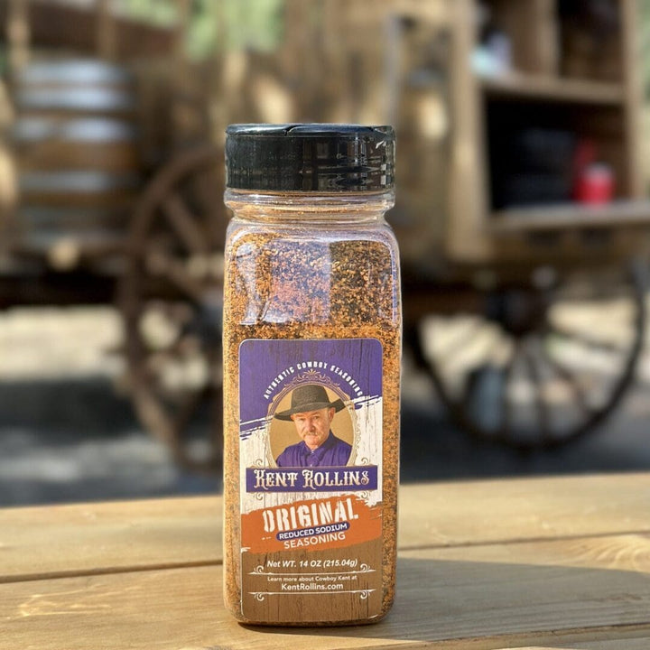 Kent Rollins Original Seasoning, Reduced Sodium.