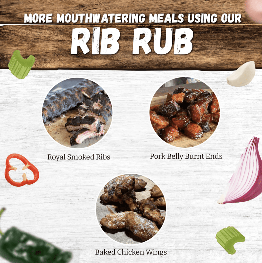Delicious BBQ ribs, pork, and wings.