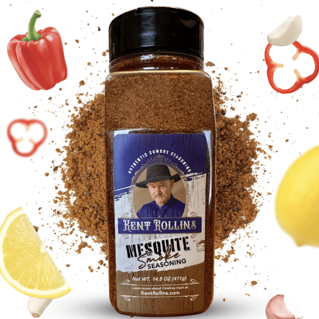 Kent Rollins Mesquite Smoke Seasoning.