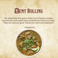 Delicious green chile stew review.