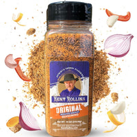 Kent Rollins Original Reduced Sodium Seasoning.