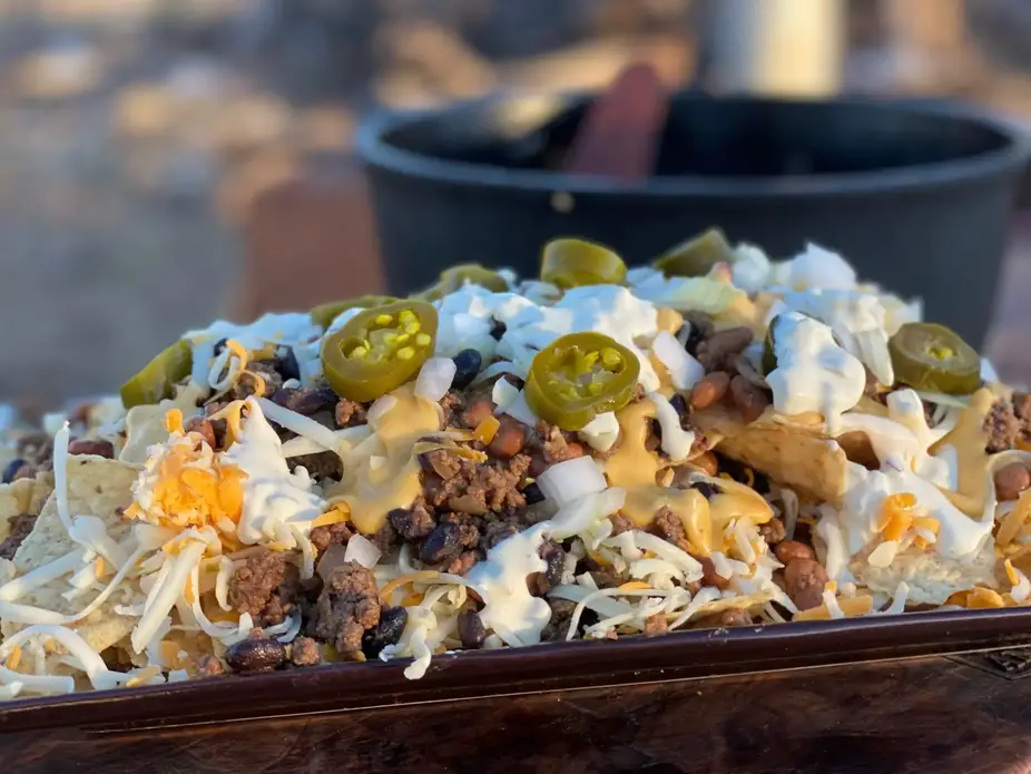 A close up of food on top of a plate