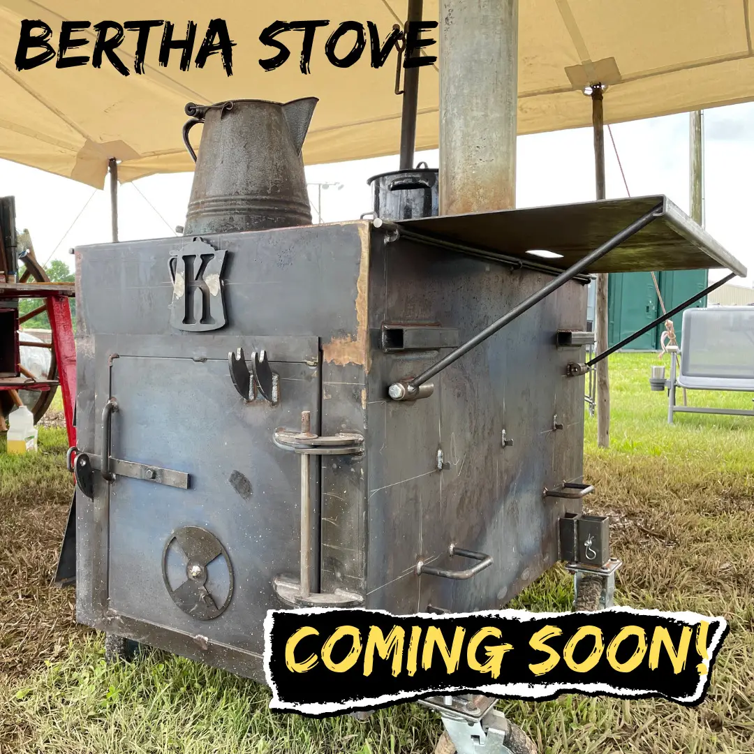 Bertha Cowboy Stove - Kent Rollins x Hasty Bake – Hasty Bake Charcoal Grills