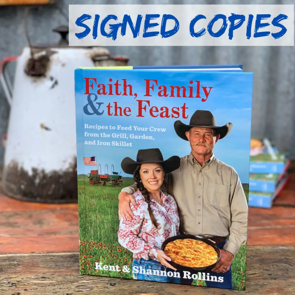 Kent Rollins Faith Family and the Feast Cook Book