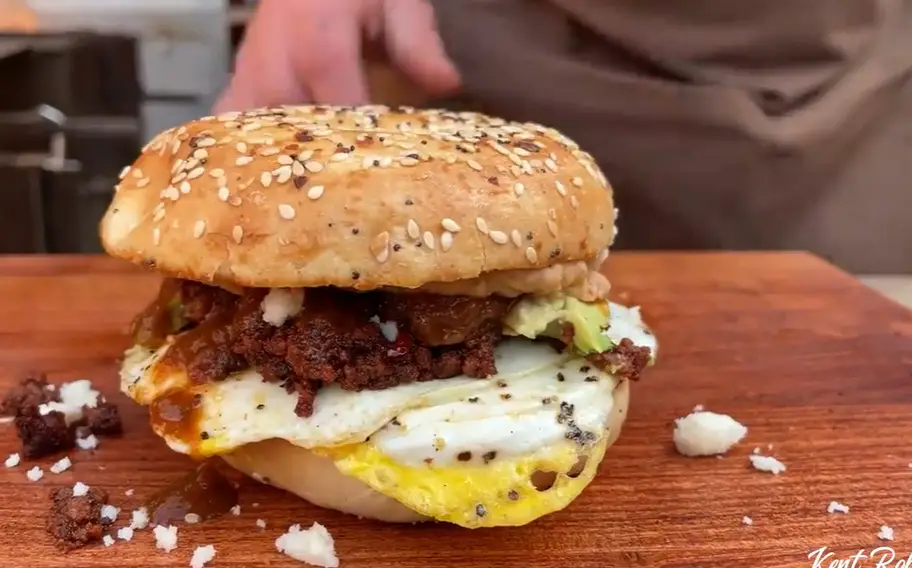 Kent Rollins Breakfast Sandwich