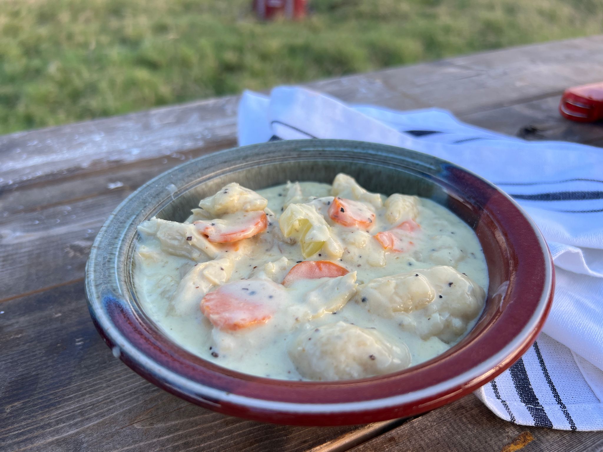 Southern Style Chicken and Dumplings - Written Reality