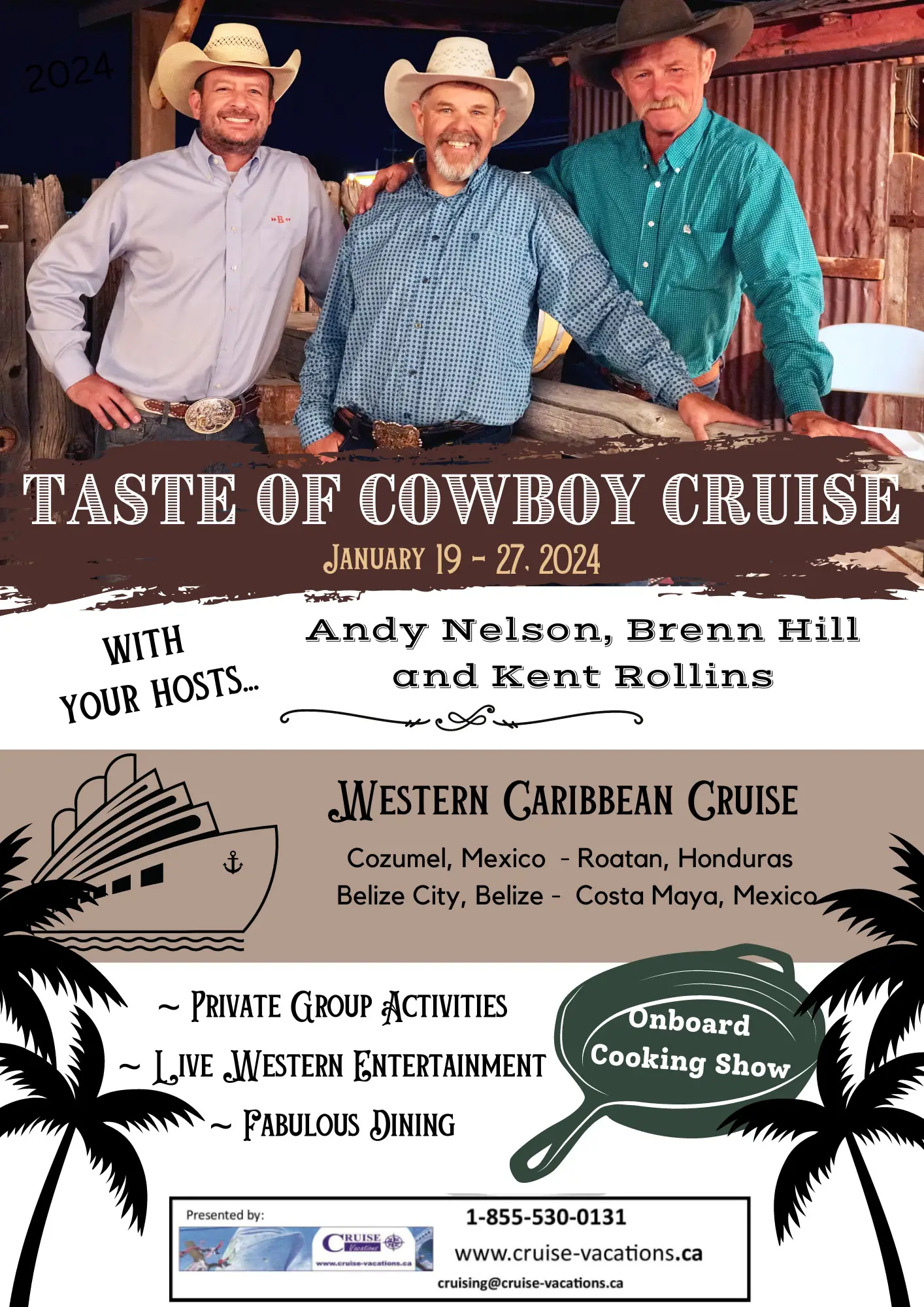 2024 Taste of Cowboy Cruise Kent Rollins