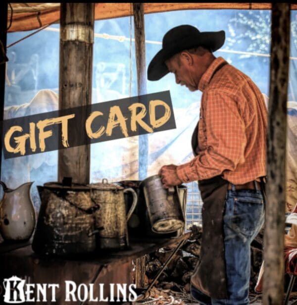 Gift card for Kent Rollins cooking.