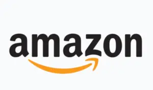 A logo of amazon for the company.