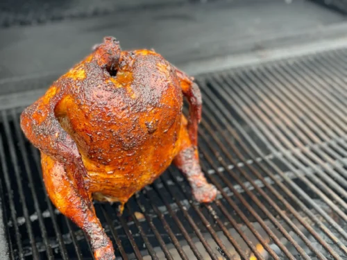 Beer can chicken on gas grill hotsell