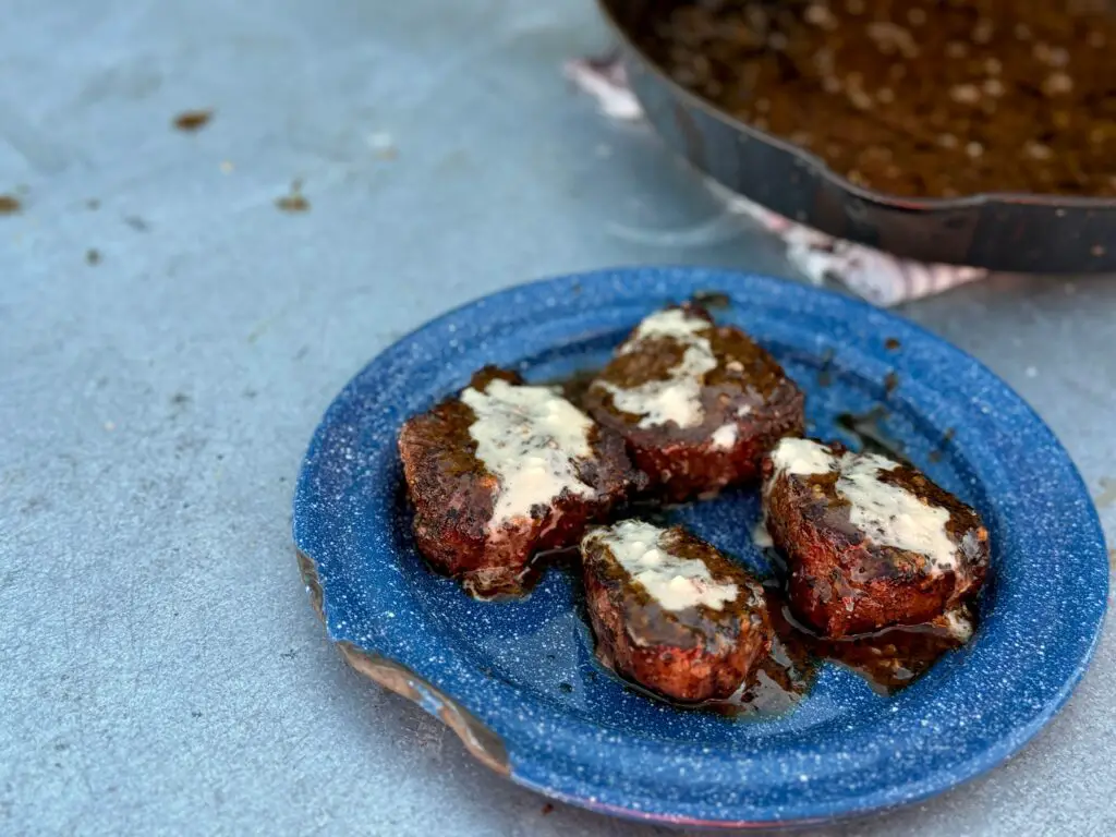 Kent Rollins' Bison Tenderloins with Brandy Horseradish Sauce