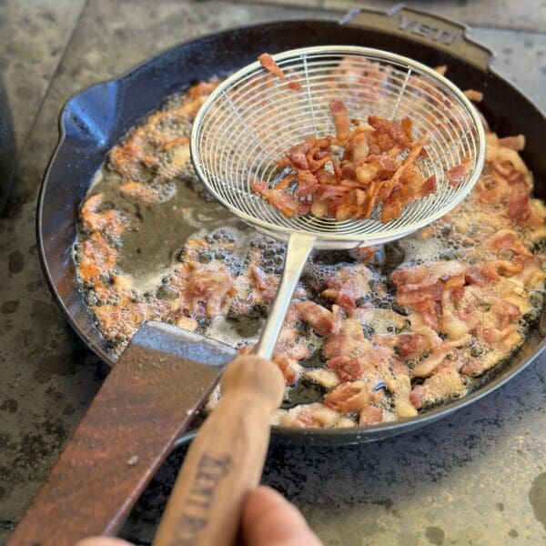 Mesquite Wood Cooking Strainer