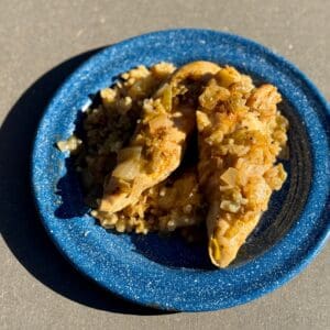 Cowboy Kent Rollins' best chicken and rice casserole - easy and delicious - good at camp recipe