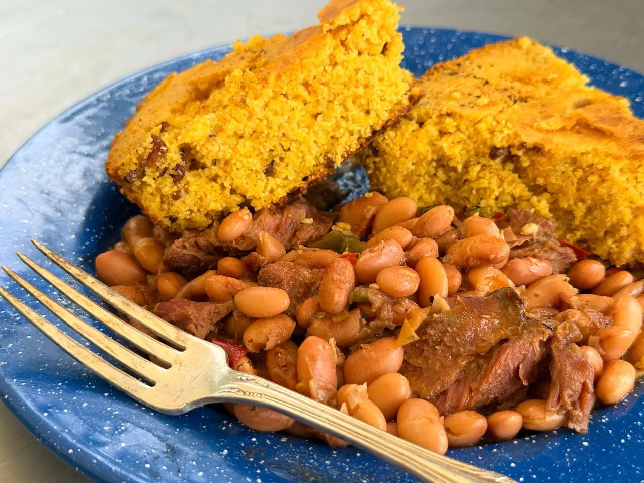 Cowboy Beans & Skillet Cornbread