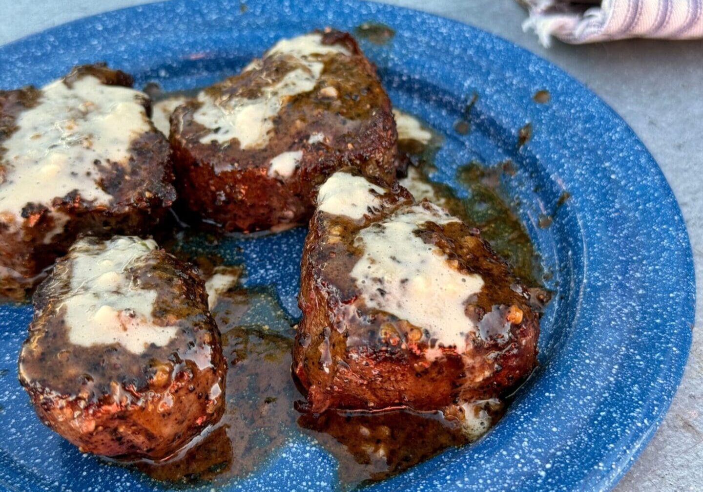 Kent Rollins Bison Tenderloin with Brandy Horseradish Sauce